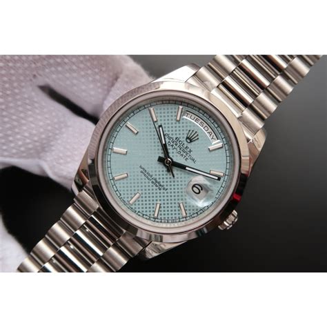 replica rolex ice blue motif|rolex 228206.